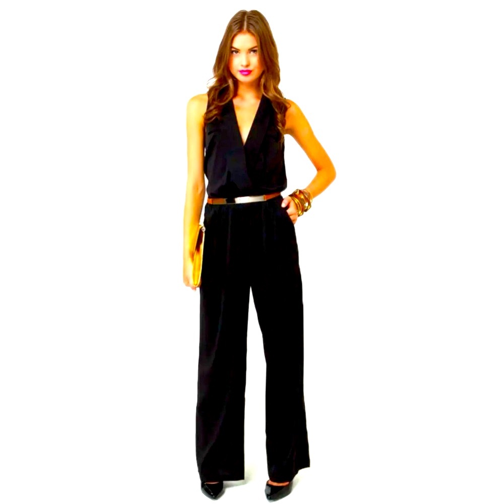 LULUS Black Jumpsuitt
